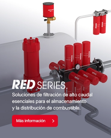 Soluciones de filtración de alto caudal esenciales para el almacenamiento y la distribución de combustible.