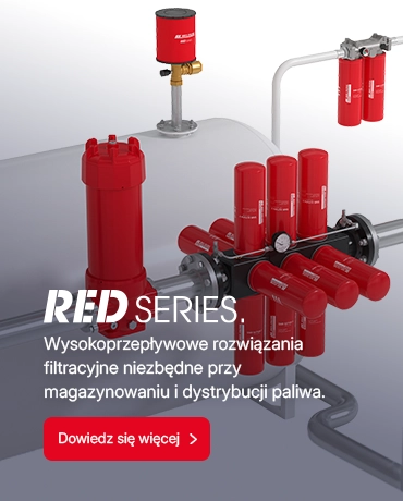 Wysokoprzepływowe rozwiązania filtracyjne niezbędne przy magazynowaniu i dystrybucji paliwa.